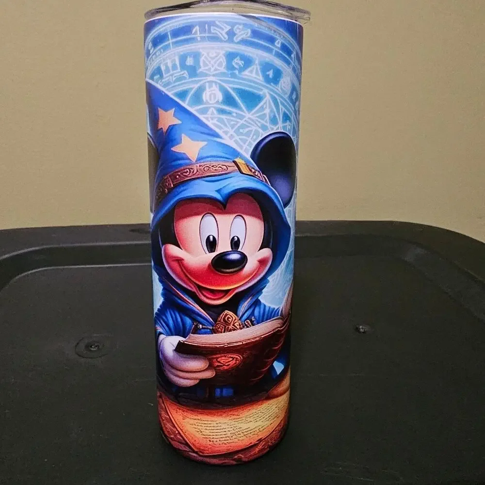 Mickey 20oz Stainless Steel Insulated Tumbler & Straw - New